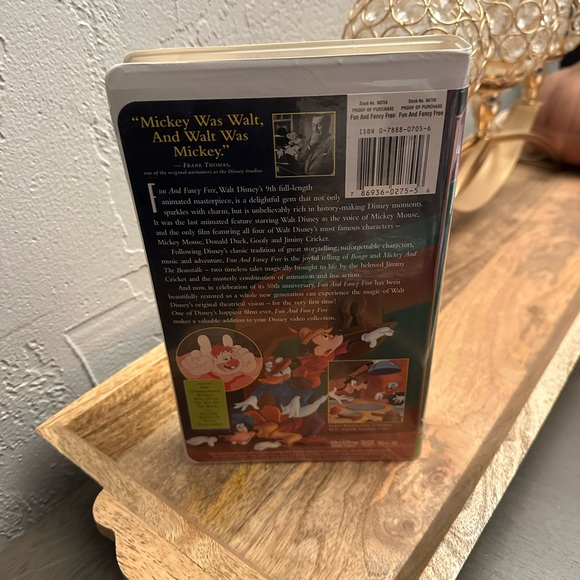 Fun and Fancy Free VHS - Picture 3 of 3